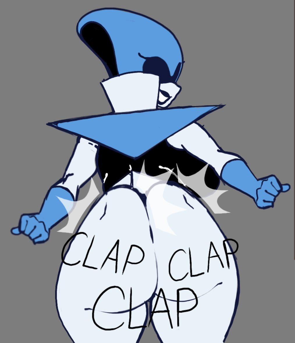 1girl, 1girls, ass, ass clapping, ass focus, backboob, big ass, big breasts, breasts, clap (sound effect), clapping ass, clapping cheeks, deltarune, fat ass, female, female focus, female only, glewd, huge ass, huge breasts, humanoid, looking at viewer, looking back, queen (deltarune), robot, robot girl, robot humanoid, serial number q5u4ex7yy2e9n (deltarune), sideboob, smile, smiling, smiling at viewer, twerk, twerking, undertale (series), white body, white skin