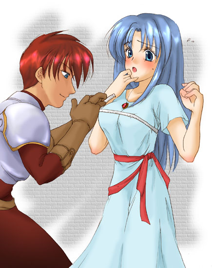 adol_christin blue_hair feena tagme ys