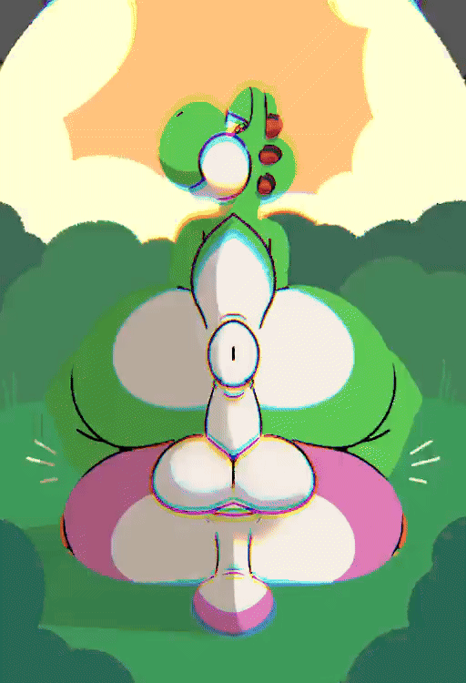anal anal_sex anal_wink animated animated_gif anthro anus balls balls_deep big_ass big_penis cum_in_ass cum_on_ass femboy gay gif green_yoshi komdog komponi loop looping_animation male male_on_male male_only male_penetrating mario_(series) mating_press nintendo penetration penis penis_in_ass pink_yoshi smirk smirking smirking_at_partner tagme wink winking_anus yoshi