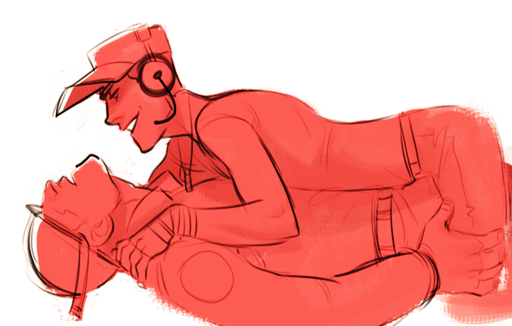 clothed dry_humping frottage_through_clothing gay grinding hands_on_shoulders hands_on_thighs head_back kbunss male male_only no_visible_genitalia scout_(team_fortress_2) smirk soldier_(team_fortress_2) source_deleted straddling team_fortress_2 tf2 yaoi younger_dom_older_sub