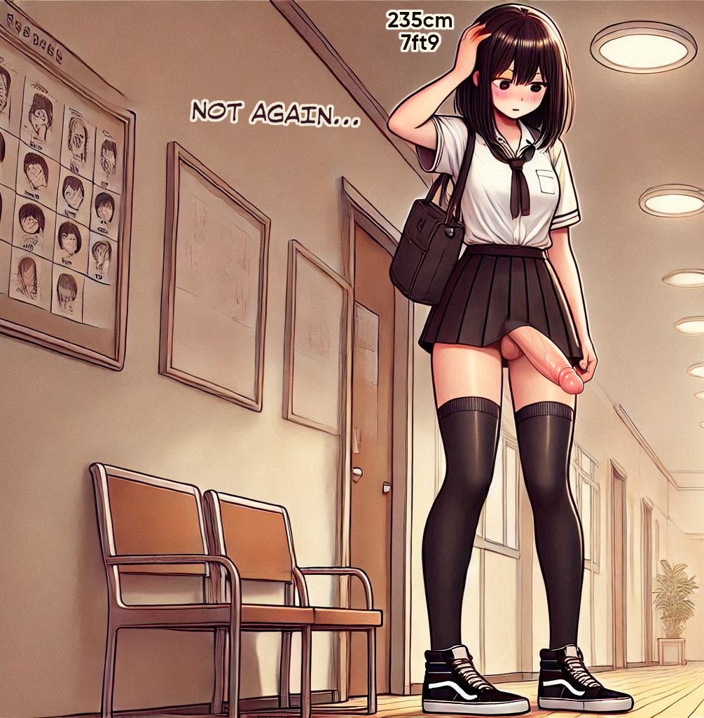 1futa ai_generated big_cock big_penis blush cock exposed_cock exposed_penis futa_giantess futa_only futanari giantess giantess_futa hallway horny horny_futa hung_futanari intersex large_cock large_penis light-skinned_futa light_skin mini_giantess penis public public_exposure public_indecency public_nudity school_uniform schoolgirl schoolgirl_outfit schoolgirl_uniform spalela student tall_futa