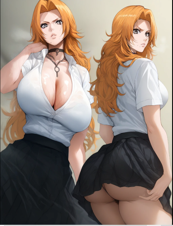 , 1girls, ai_generated bleach clothing female female_focus matsumoto_rangiku milf mommy solo solo_female solo_focus