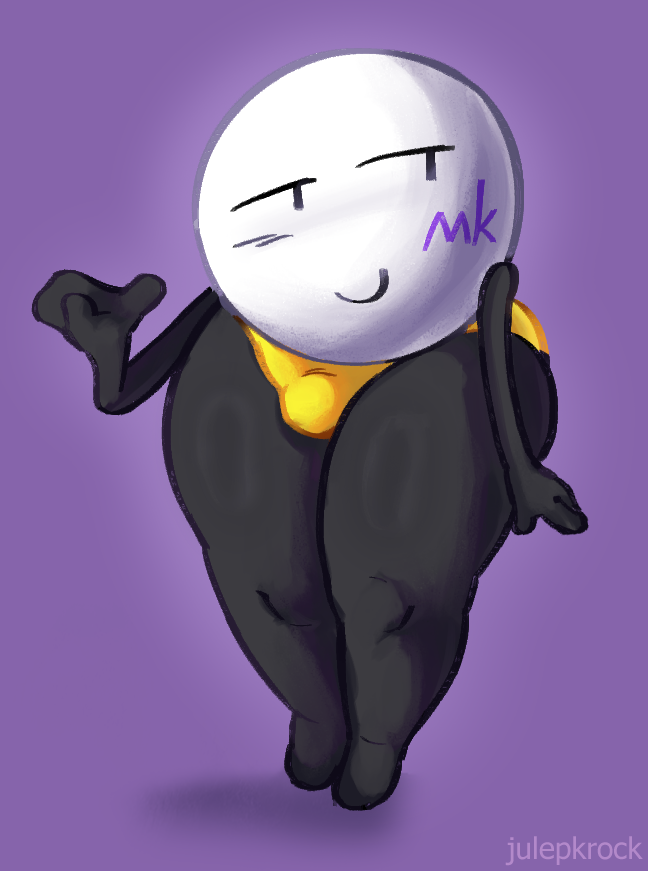 1boy 1male big_thighs bulge bulge_through_clothing color colored cue_ball inanimate inanimate_object julepkrock male male_only mk_ball_(marklimarko) no_humans object_oc object_show object_shows oc purple_background solo solo_male thick_thighs thighs thong twitter_link yellow_thong