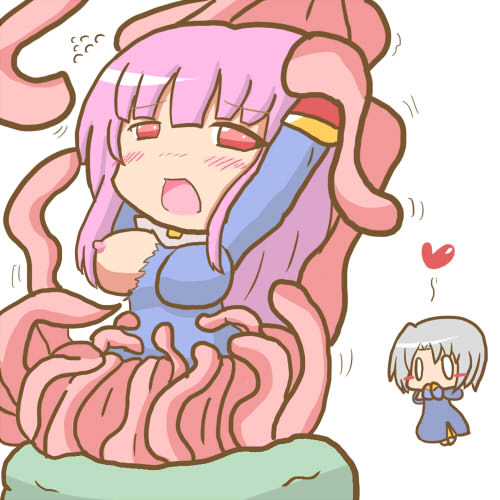 captured captured_heroine female female_only hydra hydra_(ragnarok_online) pink_hair priest_(ragnarok_online) priestess ragnarok_online red_eyes restrained tentacle unholy_sanctuary