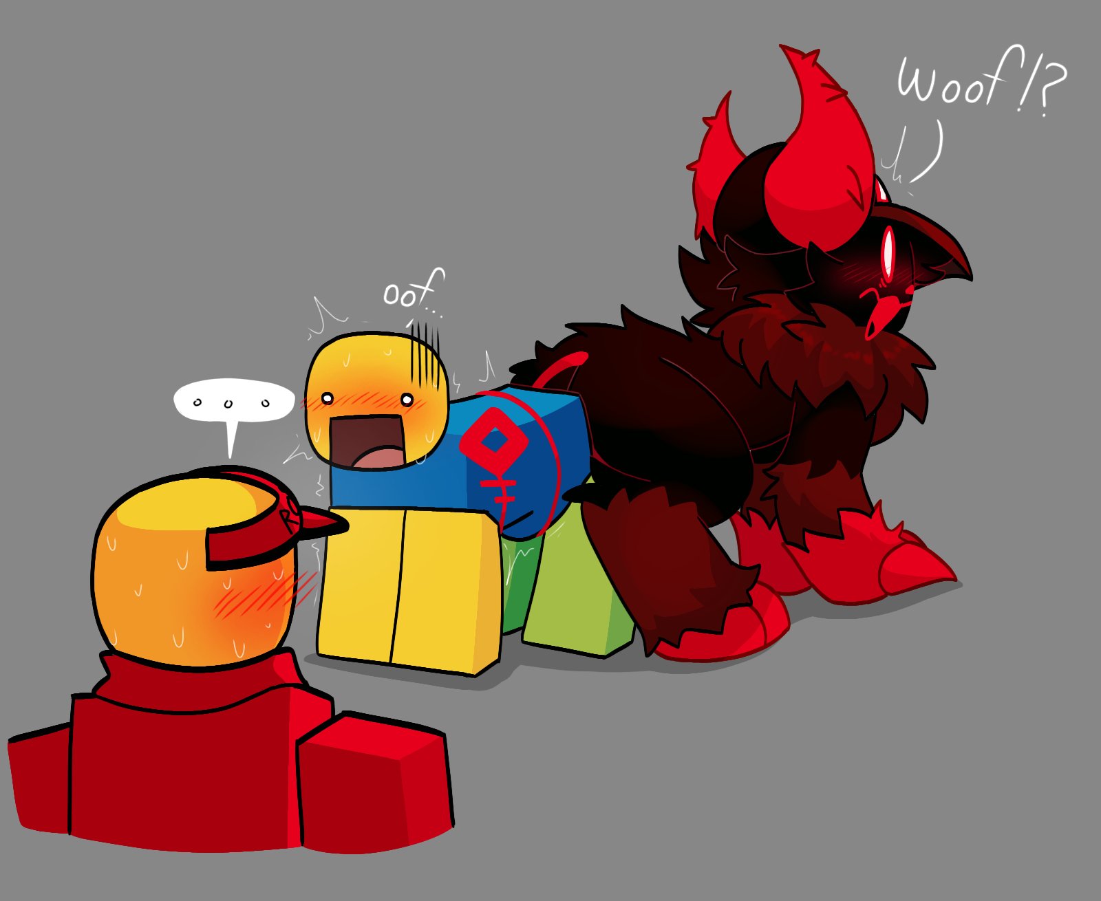 ..., accurate robloxian, belly bulge, blocky body, blush, caught, elliot (forsaken), forsaken (roblox), gay, gay sex, guest 666, guest 666 (forsaken), knot, knotting, knotting position, male, monster, nejajiku nsfw, noob, noob (forsaken), noob (roblox), reverse doggy style, roblox, roblox game, robloxian, sweat, tagme, tail coil, tail grab, walking in on, yaoi, zoophilia