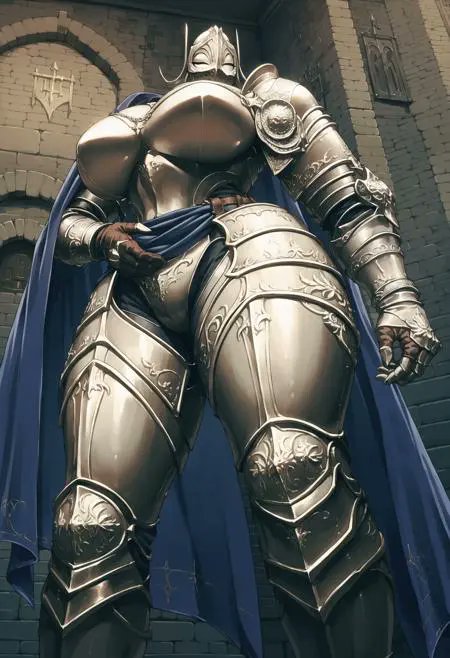1female 1girls 3d ai_generated armor big_breasts breasts breasts_bigger_than_head breasts_focus elden_ring enormous_breasts female female_only fog fromsoftware gigantic_breasts heavy heavy_breasts helmet holding huge_breasts hyper_breasts muscular muscular_female rellana_twin_moon_knight round_breasts shadow_of_the_erdtree solo solo_female sweat tagme