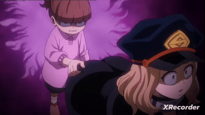 ass ass_grab big_ass blonde_female boku_no_hero_academia bubble_butt camie_utsushimi fat_ass gif heroine my_hero_academia official_animation official_art pinch watermark younger_female