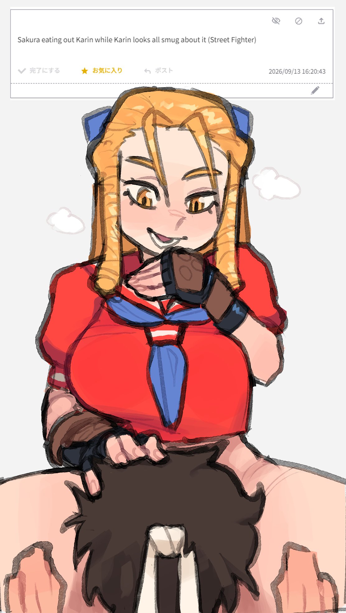 Karin Kanzuki (Street Fighter) Rule 34 Image