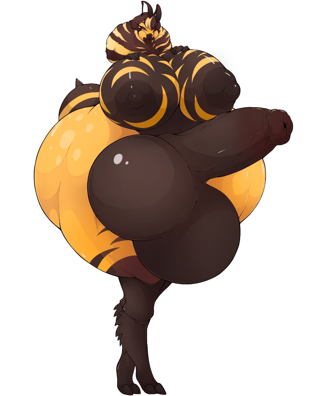 1futa 2_toes 5_fingers anthro anthropomorphic bee bee_girl big_ass big_balls big_breasts big_butt big_nipples big_penis big_thighs curvy curvy_ass curvy_female curvy_futa curvy_hips curvy_thighs foreskin futanari giantess huge_balls huge_breasts huge_butt huge_cock huge_hips huge_nipples huge_thighs hyper_ass hyper_foreskin insect insect_girl large_ass large_breasts large_butt large_penis large_thighs larger_futanari mommy monster_girl queen queen_bee smooth_balls stinger tall_girl taller_female taller_girl thick_ass thick_thighs uwiggitywotm8 wide_hips xenia_(uwiggitywotm8) xenochelle