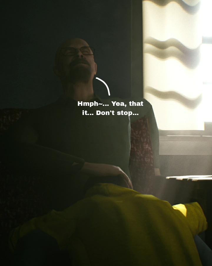 2boys 3d 3d_(artwork) bagging baggy_clothing baggy_pants big_penis blonde_hair blowjob breaking_bad coercion daddy daddy_kink dialogue dominant dominant_male english_text gay gay_blowjob gay_domination gay_male heisenberg hi_res highres humiliation ini1as jesse_pinkman male male/male man_only meme older_male oral shitpost sitting slave teenager walter_white