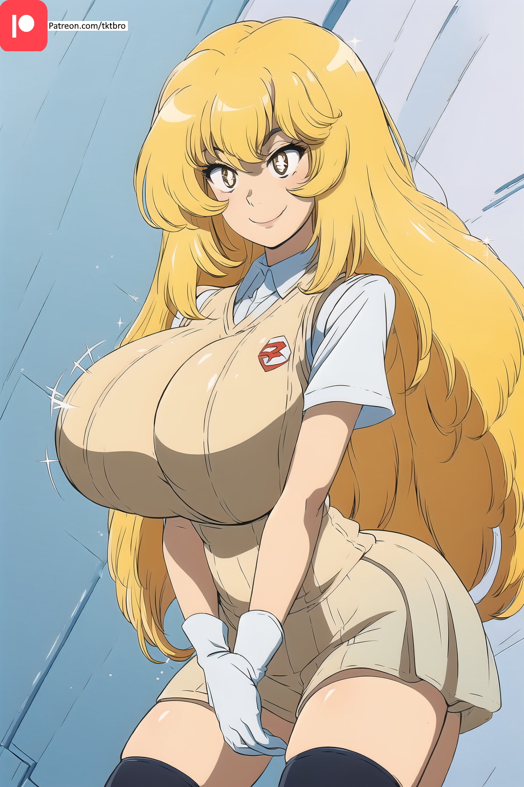 ai_generated big_ass big_breasts long_hair shokuhou_misaki tktbro to_aru_kagaku_no_railgun to_aru_majutsu_no_index very_long_hair