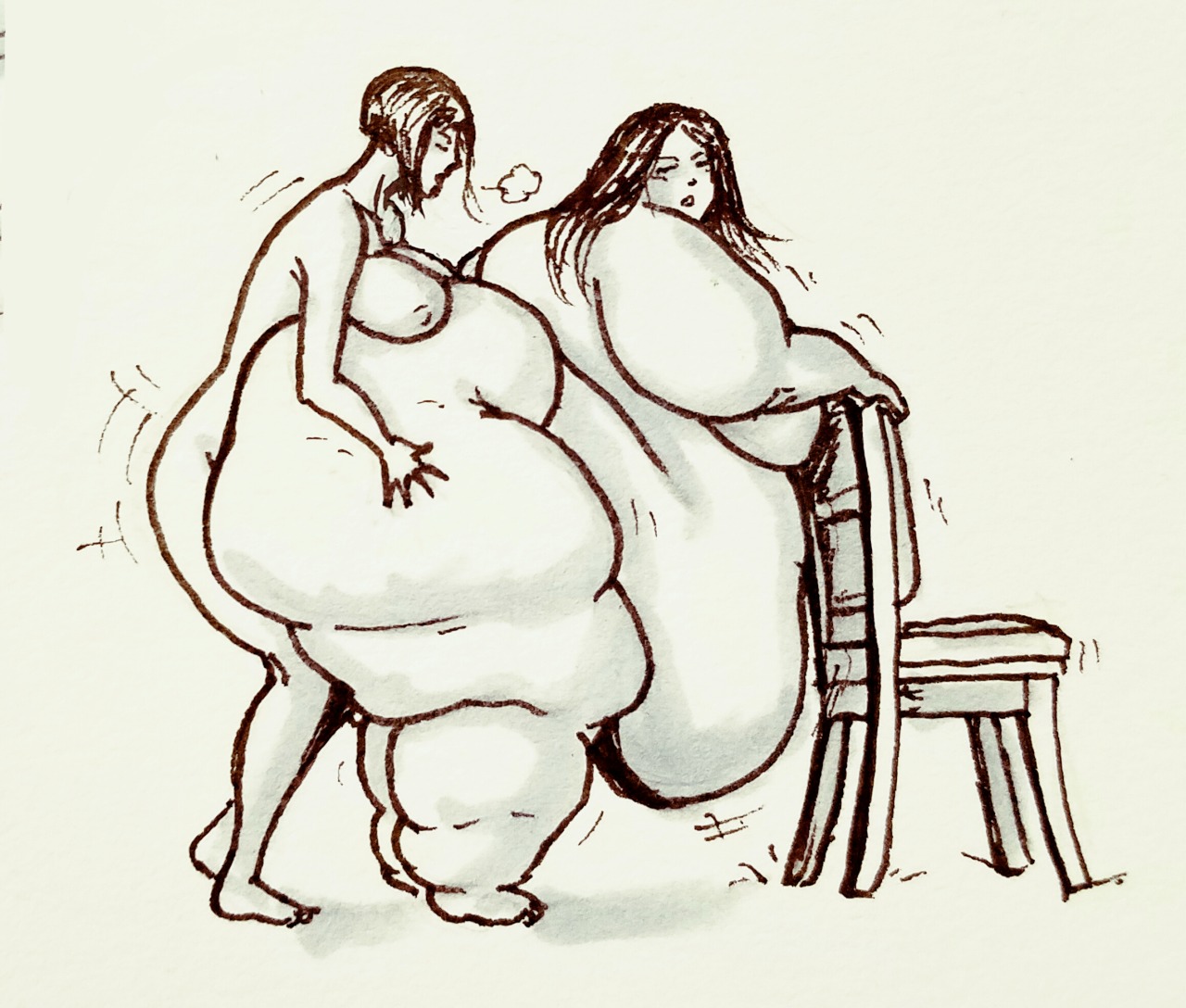 bbw, fat, futanari, intersex, morbidly obese, obese, overweight, ssbbw