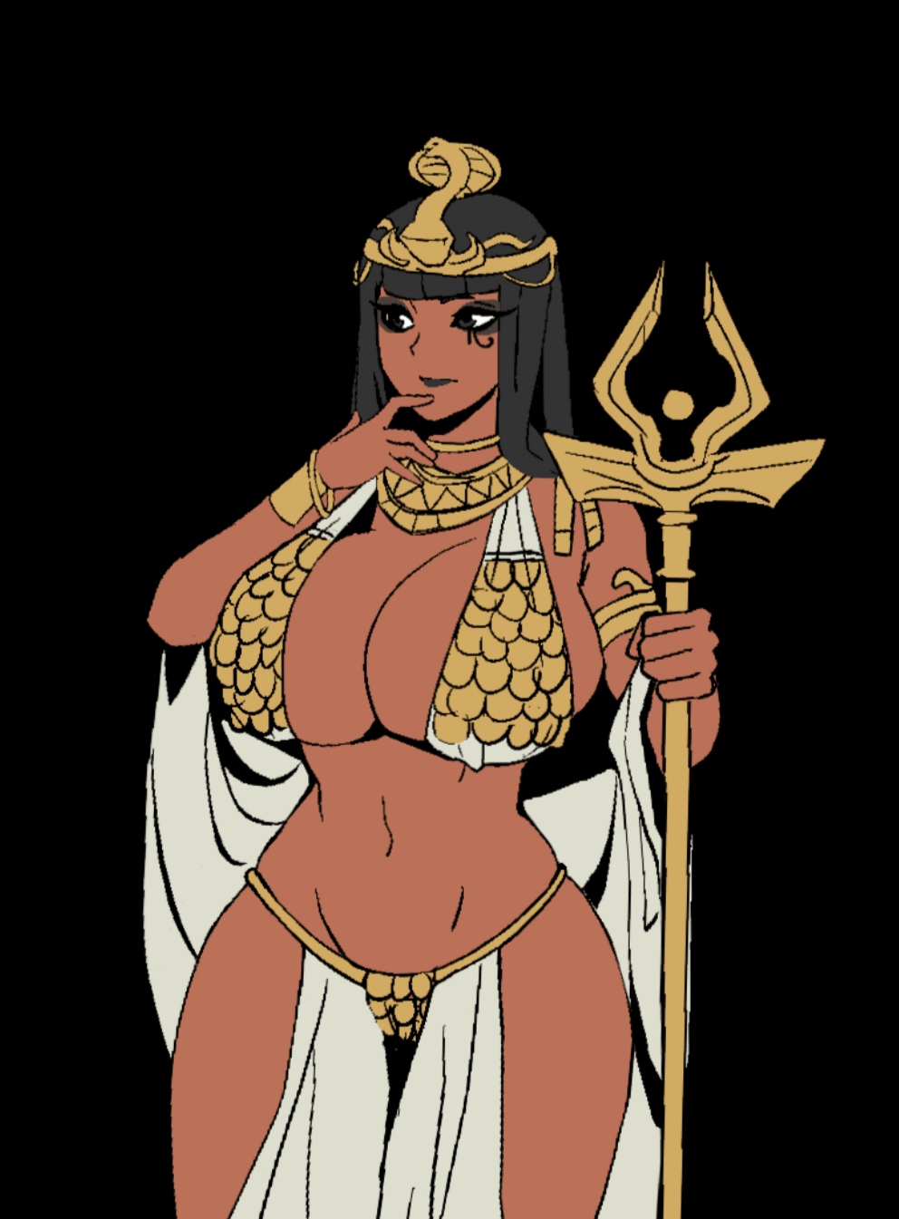 1girls anime_style breasts cleopatra cleopatra_(spooky_milk_life) egypt egyptian egyptian_clothes egyptian_female game hentai hentai_game pharaoh public_domain spooky_milk_life video_game