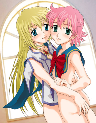 anita_king clothing colette_brunel crossover pink_hair read_or_die tales_of_(series) tales_of_symphonia