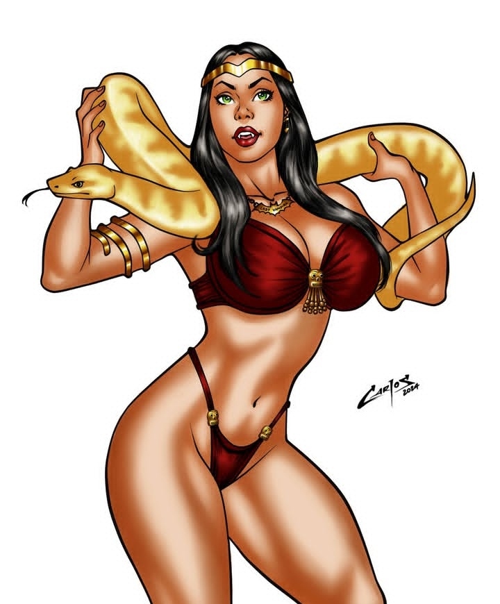 1girls 2024 animal artist_signature big_breasts black_hair bra carlos_braga celebrity cobra commission curvy curvy_female curvy_figure dancer dancer_outfit dark-skinned_female dark_skin digital_art digital_drawing_(artwork) digital_media_(artwork) female female_only from_dusk_till_dawn gold_(metal) green_eyes harem_outfit headwear holding_animal holding_snake huge_breasts human instagram_link latina long_hair navel open_mouth panties red_bra red_clothing red_lips red_lipstick red_panties salma_hayek santanico_pandemonium scalie snake solo solo_female tan-skinned_female tan_body tanned_female tanned_skin thick_thighs thighs vampire white_background yellow_snake