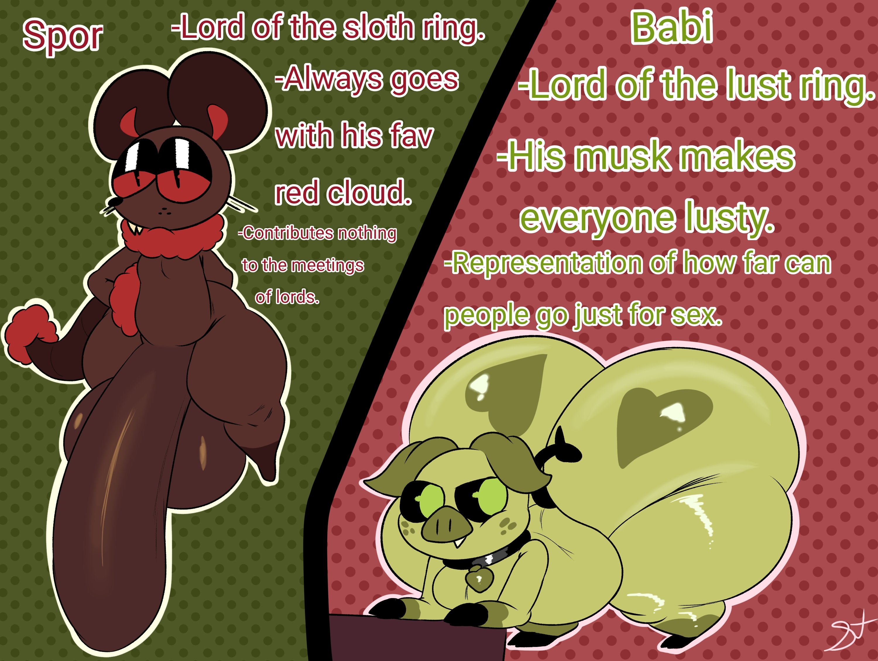 anthro, ass, babi (plushtrapboyuwu), balls, bfad, demon, demon lord, femboy, feral, gay, gay anal, gay male, gay sex, homosexual, homosexual male, homosexual sex, hyper, hyper ass, hyper balls, hyper penis, hyper thighs, male, male only, male penetrated, male penetrating, male penetrating male, male/male, penis, pig, plushgl1x, plushtrapboyuwu, rat, solo male, spor (plushtrapboyuwu), tagme, text, yaoi
