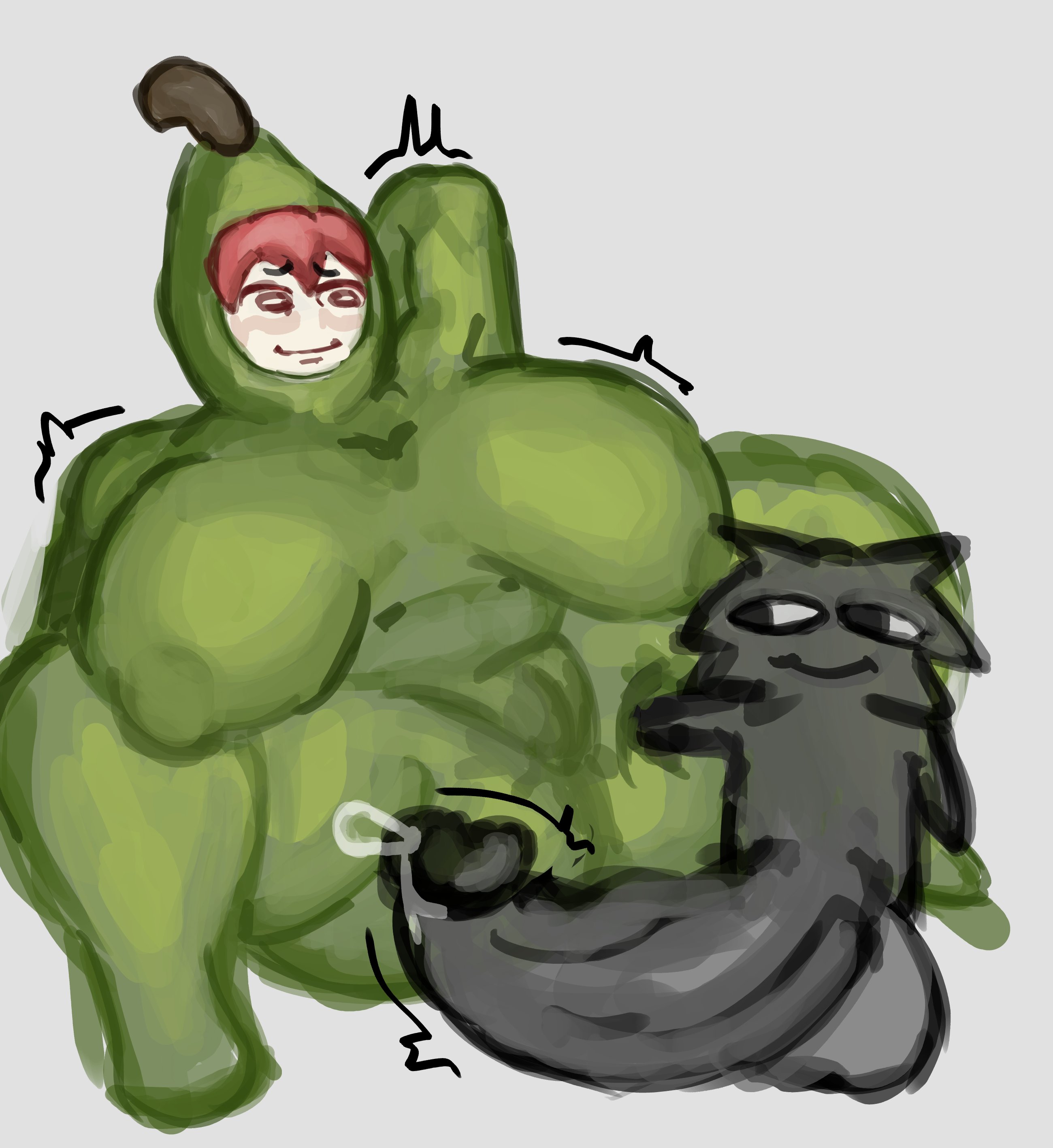 1boy, 1girls, 2d, 2d (artwork), arms behind head, arms up, ass, ass visible through thighs, bbw, belly, belly overhang, big ass, big breasts, bodysuit, breasts, cameltoe, costume, creature, curvy, curvy female, erect nipples, erect nipples under clothes, fat ass, fat mons, fat thighs, female, funny, gigantic breasts, horny, horny female, huge ass, huge breasts, huge cock, huge thighs, imminent sex, kasane teto, large ass, large breasts, male, massive breasts, meme, motion lines, navel, nipple bulge, nipples, overweight, overweight female, pear shaped, pear shaped female, pearto, penis, precum, pussy, red hair, small but hung, spread legs, thick thighs, thighs, trembling, utau, uufnjini, venus body, voluptuous, voluptuous female, wet, wet pussy, wide hips