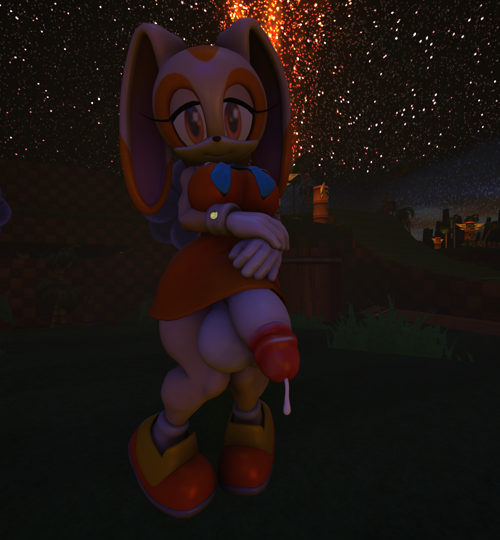 1futa 3d balls big_balls big_penis clothing cream_the_rabbit cum cute dickgirl dripping futa_only futanari intersex looking_at_viewer penis sanory_(artist) solo solo_futa sonic_(series) source_filmmaker