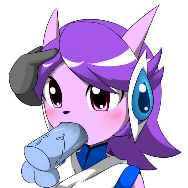 2017 anthro aquatic_dragon blush clothed clothing disembodied_penis dragon duo fellatio female female_focus freedom_planet freedom_planet_2 hair horn hybrid kenjikanzaki05 male mammal oral penis purple_hair sash_lilac sex simple_background solo_focus straight video_games white_background