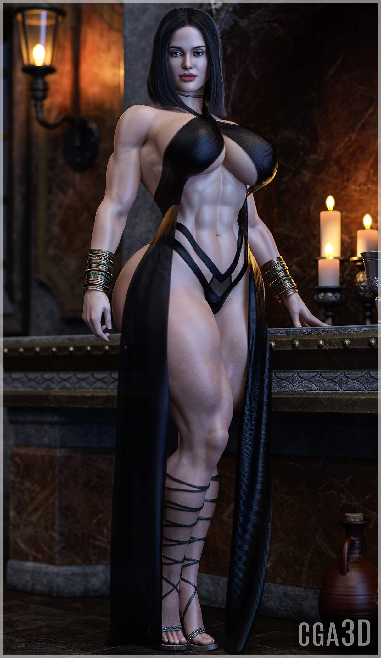 1girls, 3d, amazon, amazonian, ass, big ass, big breasts, breasts, bust, busty, cga3d, curvaceous, curvy, curvy figure, erotichris, female, female focus, female only, hips, hourglass figure, huge ass, huge breasts, large ass, large breasts, legs, light skin, light-skinned female, mature, mature female, maya (cga3d), muscular, muscular female, original, original character, slim waist, thick, thick hips, thick legs, thick thighs, thighs, top heavy, voluptuous, waist, wide hips