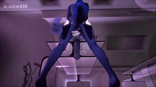 3d, animated, ass, blackjr, cock-tail, feet, friendship is magic, furry, futa only, futanari, futarare, gif, intersex, my little pony, penis, princess luna (mlp), rarity (mlp), source filmmaker, straight hair, tagme