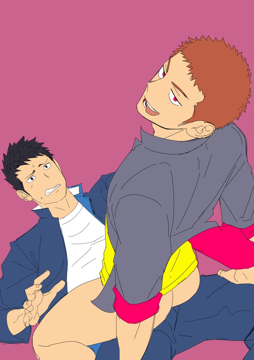 2boys clothed evil_grin gay itto_(mentaiko) looking_at_viewer male male/male male_only multiple_boys naughty_face partially_clothed student tagme undressing yaoi