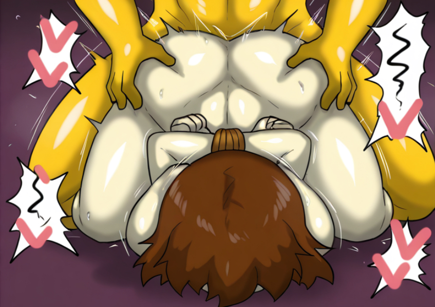 1boy, 1boy1girl, 1girls, accepting fate, ai generated, arms behind back, blush, blushing female, boobs pressed, breasts, chara, chara (undertale), closed eyes, crying, crying with eyes closed, defeated, fat ass, female, female focus, female rape victim, forced, forced sex, frisk, frisk (undertale), hard sex, head down, heavy blush, hopeless, male, non-con, noncon, nonconsensual, on knees, rape, raped female, restrained, sadistic male, sobbing, tied up, undertale, vaginal insertion, vaginal penetration, vaginal sex