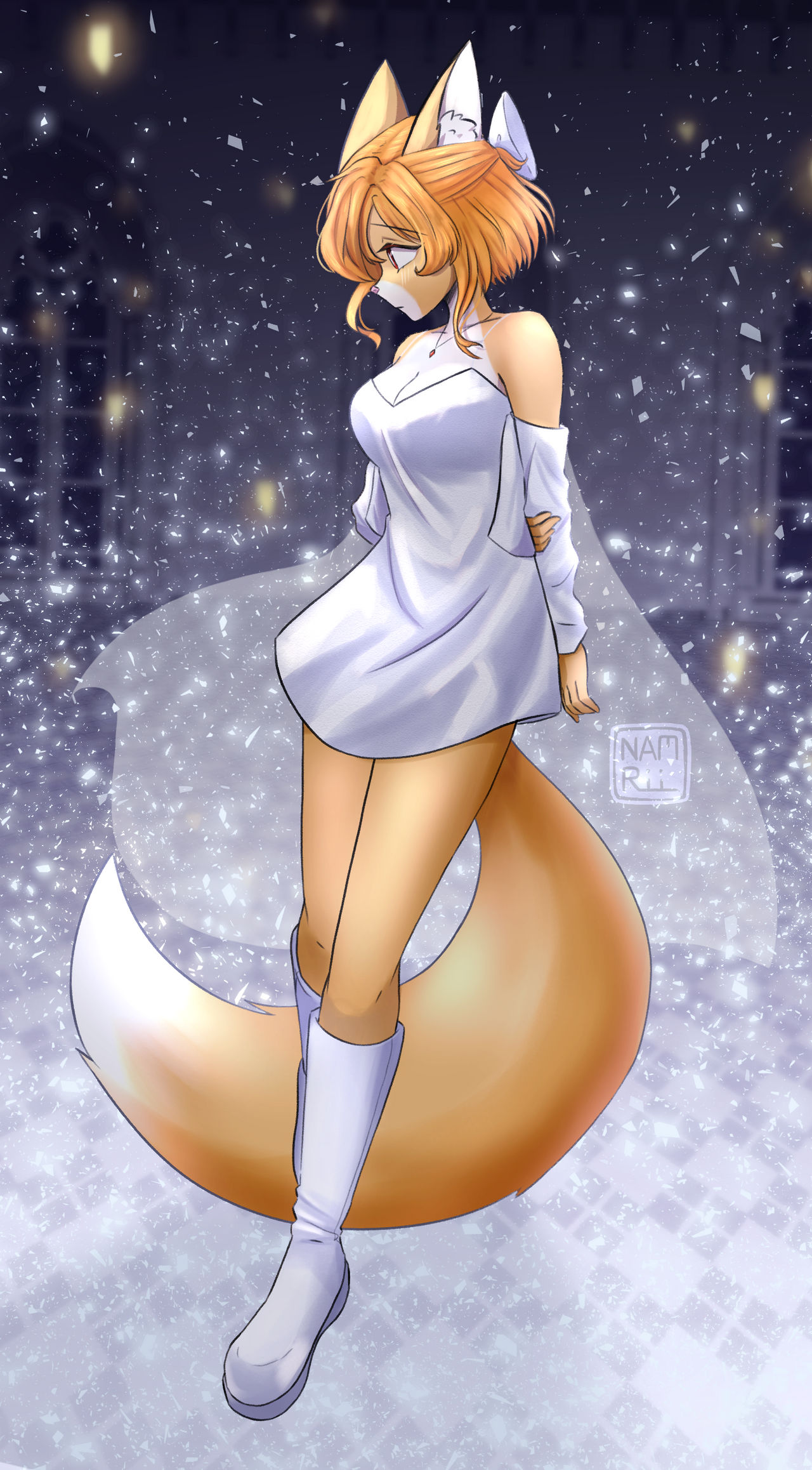 anthro bright_(namrii_) clothed ear_tuft fox furry furry_ears namrii_ not_porn oc sparkles tagme