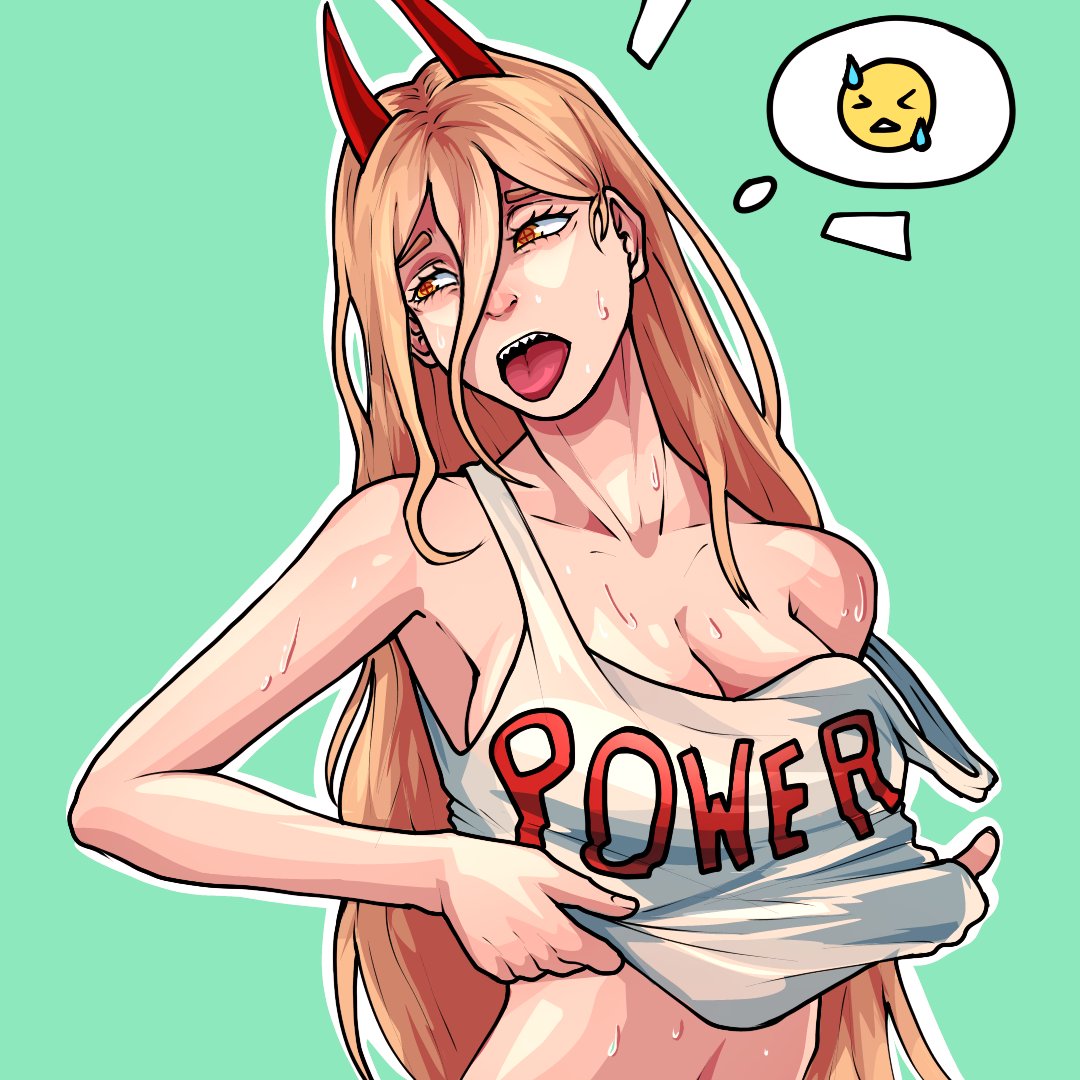 breasts chainsaw_man el_wallyxd female power_(chainsaw_man) waly_xox