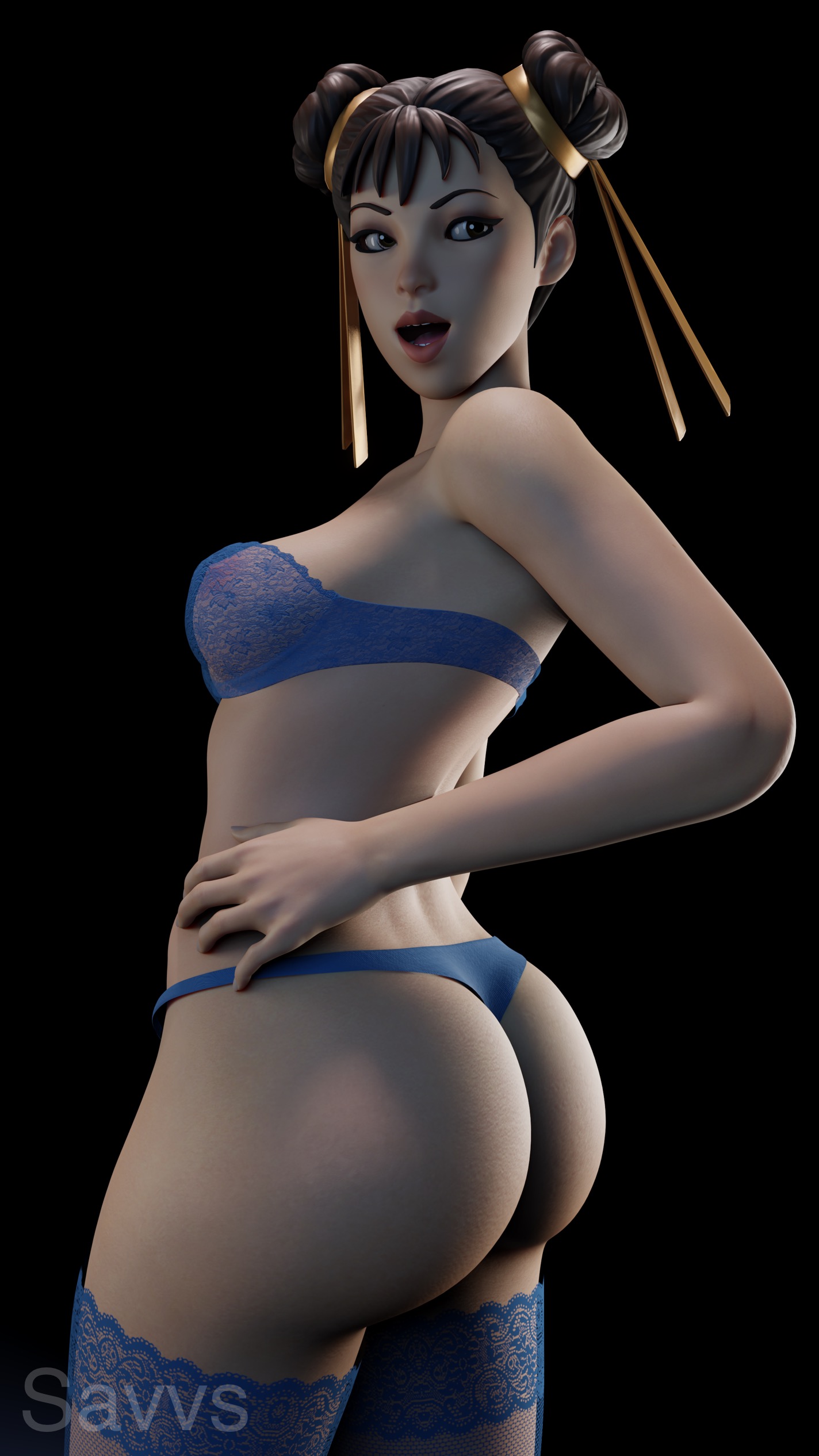 1girls, 3d, 3d (artwork), ass, ass focus, capcom, chun-li, chun-li (fortnite), female, female focus, female only, fortnite, fortnite: battle royale, leggings, legs, savvs, savvs0, street fighter, thick thighs, video games
