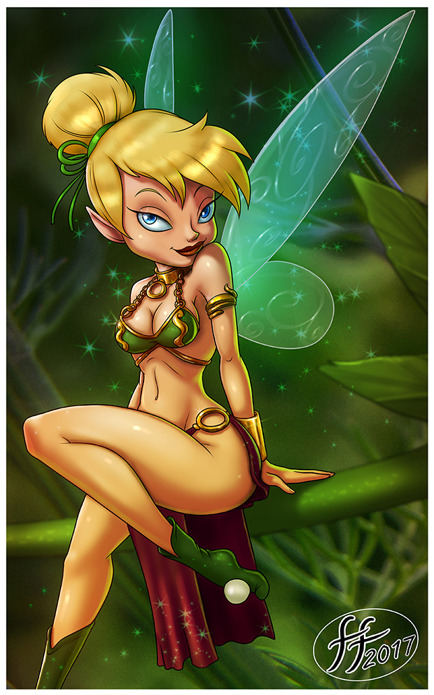 14-bis 1girls 2017 armlet armwear ass background bare_legs bikini blonde_hair blue_eyes border bra bracelet breasts chains cleavage collar cosplay costume dated disney disney_fairies ears eyelashes eyes fairy fairy_wings female female_only femsub footwear gold_(metal) green_eyes hair hair_up happy humanoid knee_up legs lips lipstick loincloth long_ears long_eyelashes looking_at_viewer lucasfilm metal_bikini neckwear no_panties open_eyes outdoors peter_pan_(1953_film) peter_pan_(disney) princess_leia_organa princess_leia_organa_(cosplay) red_lipstick seductive seductive_smile shiny_skin side_view signature sitting slave slave_bikini slave_leia_(cosplay) slave_outfit smile solo sparkles star_wars submissive thighs thin_waist tied_hair tinker_bell white_border wings