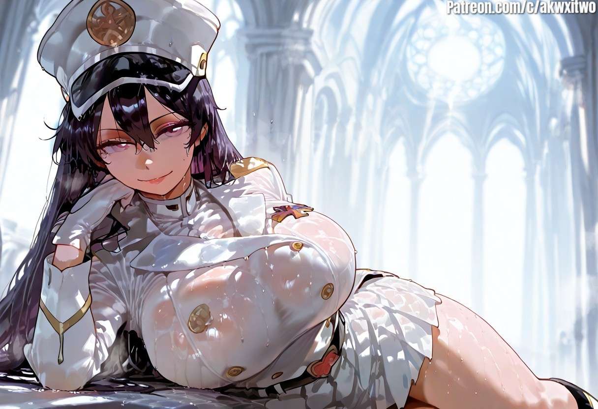 1girls, ai assisted, ai generated, akwxitwo, ass, bambietta basterbine, big ass, big breasts, big butt, big thighs, black hair, bleach, bleach: the thousand-year blood war, breasts, cap, curvy, curvy female, curvy figure, dominant, dominant female, female, female focus, gloves, human, large ass, large breasts, laying down, long hair, mature female, naughty face, nipples, on top, purple eyes, sex, sleeves, straight, sweat, sweatdrop, sweating, sweaty, thighs, voluptuous, voluptuous female, white gloves, white topwear
