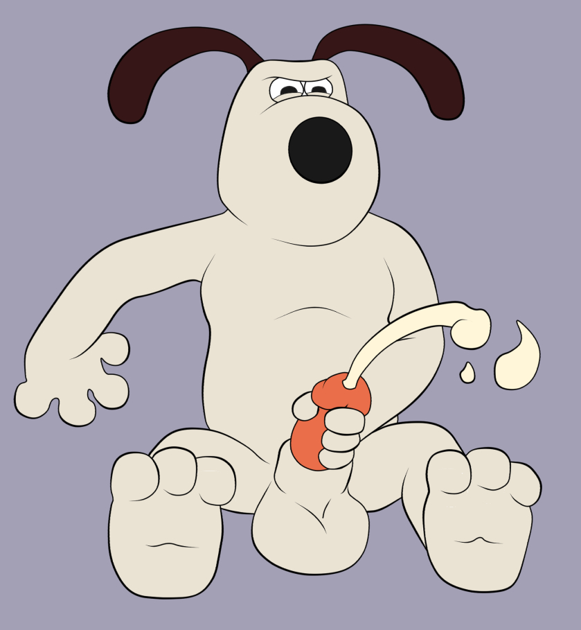 2015 3_toes 4_fingers aardman_animations animal_genitalia anthro balls belly big_penis biped black_nose canine cum cumshot ejaculation erection floppy_ears focus front_view full-length_portrait grey_background gromit gromit_(wallace_and_gromit) half-closed_eyes holding_penis humanoid_penis hybrid_penis looking_at_penis looking_at_self looking_down looking_pleasured male male_only mammal masturbation moobs nude orgasm overweight overweight_male penile_masturbation penis pink_penis portrait sheath simple_background sitting soles solo spread_legs spreading toes toony wallace_and_gromit white_balls white_body wyrwulf