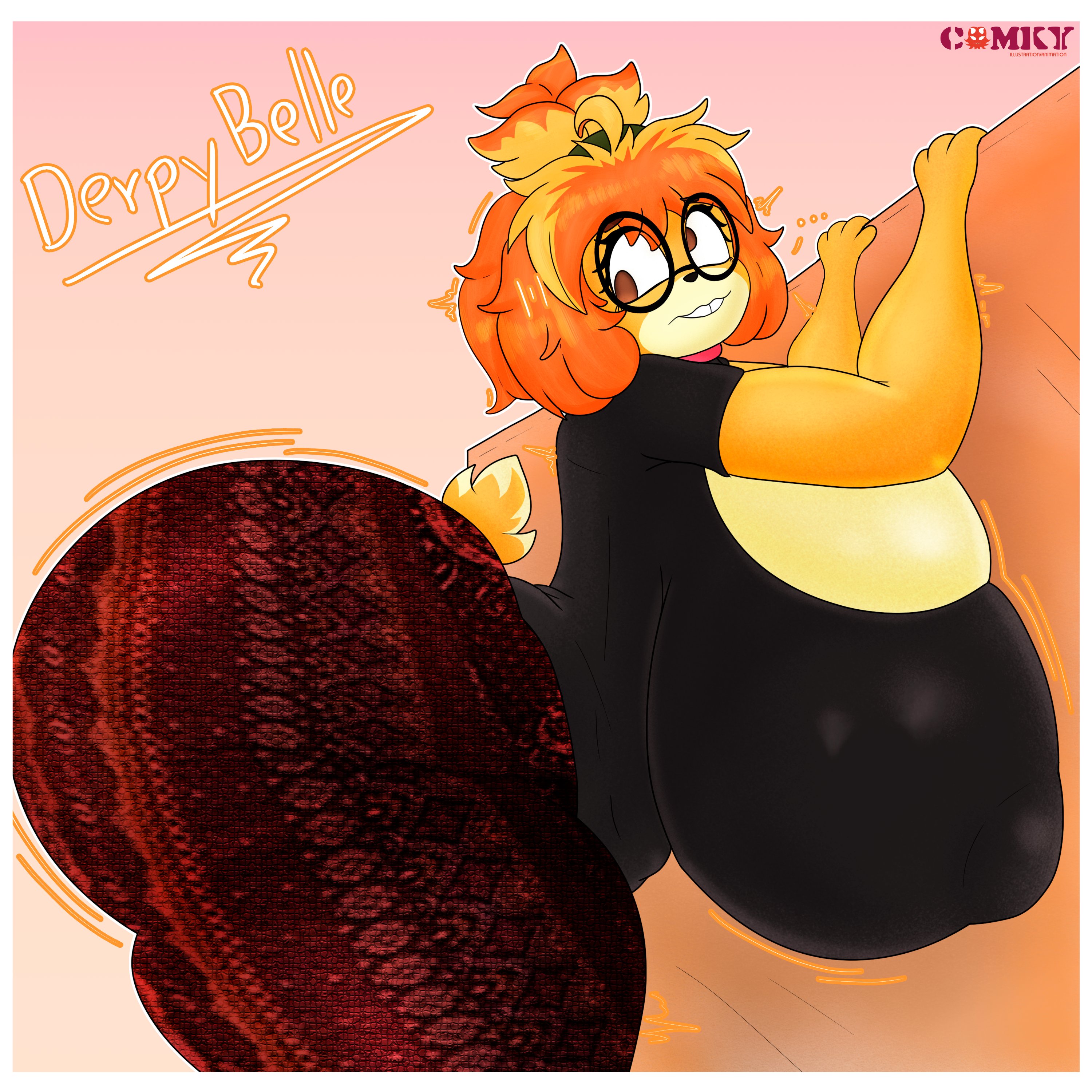 ass, big ass, big breasts, breasts, bubble ass, bubble butt, cleavage, comky, derpybelle, female, forbidden pants, furry, huge ass, huge breasts, tagme, thick thighs, wide hips