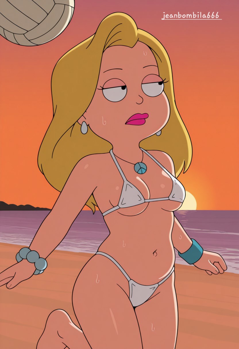 ai generated, american dad, bikini, breasts, female, hayley smith, jeanbombila666, milf, pussy, vagina
