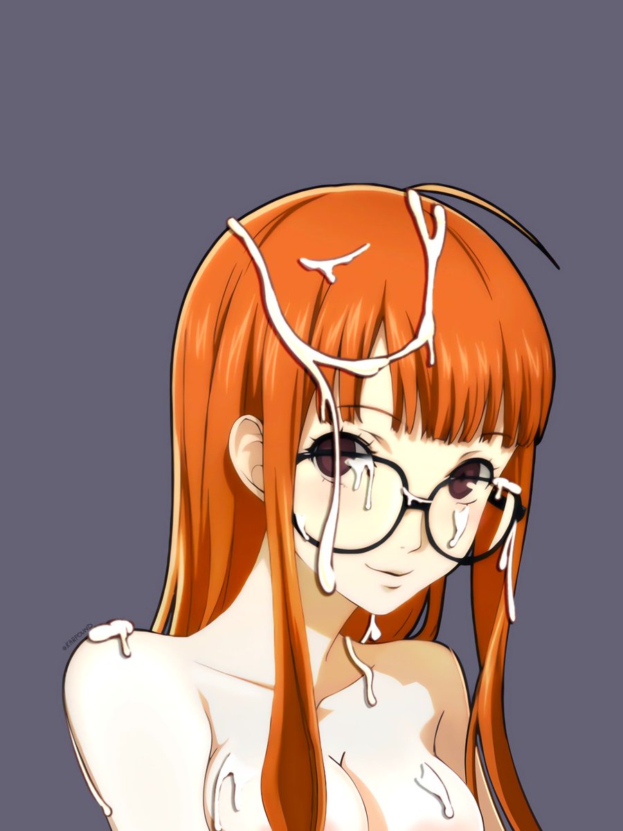 1girls 2024 2d 2d_(artwork) 2d_artwork atlus big_breasts big_glasses breasts brown_eyes completely_nude completely_nude_female cum cum_drip cum_on_body cum_on_breasts cum_on_face cumshot dyed-hair dyed_hair edit edited_official_artwork female glasses karfound long_hair looking_at_viewer looking_pleasured nude nude_female nude_female_nude_female orange_hair pale-skinned_female pale_skin persona persona_5 persona_5_royal portrait red_eyes sakura_futaba shiny_breasts shiny_hair shiny_skin smile smiling smiling_at_viewer solo solo_female white_skinned_female