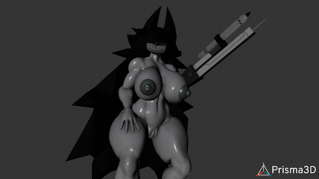1girls, 3d, 3d animation, 3d model, 3d render, ass, big ass, big ass (female), big butt, big butt (female), big butt cheeks, black hair, completely, completely naked, completely nude, female, fundamental paper education, miss circle (fundamental paper education), nude, nude female, prisma3d, prisma3dnsfw, white body