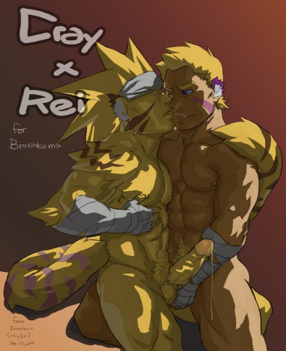 anthro breath_of_fire breath_of_fire_iii breath_of_fire_iv cray_(breath_of_fire) furry handjob male_only rei_(breath_of_fire) tagme yaoi