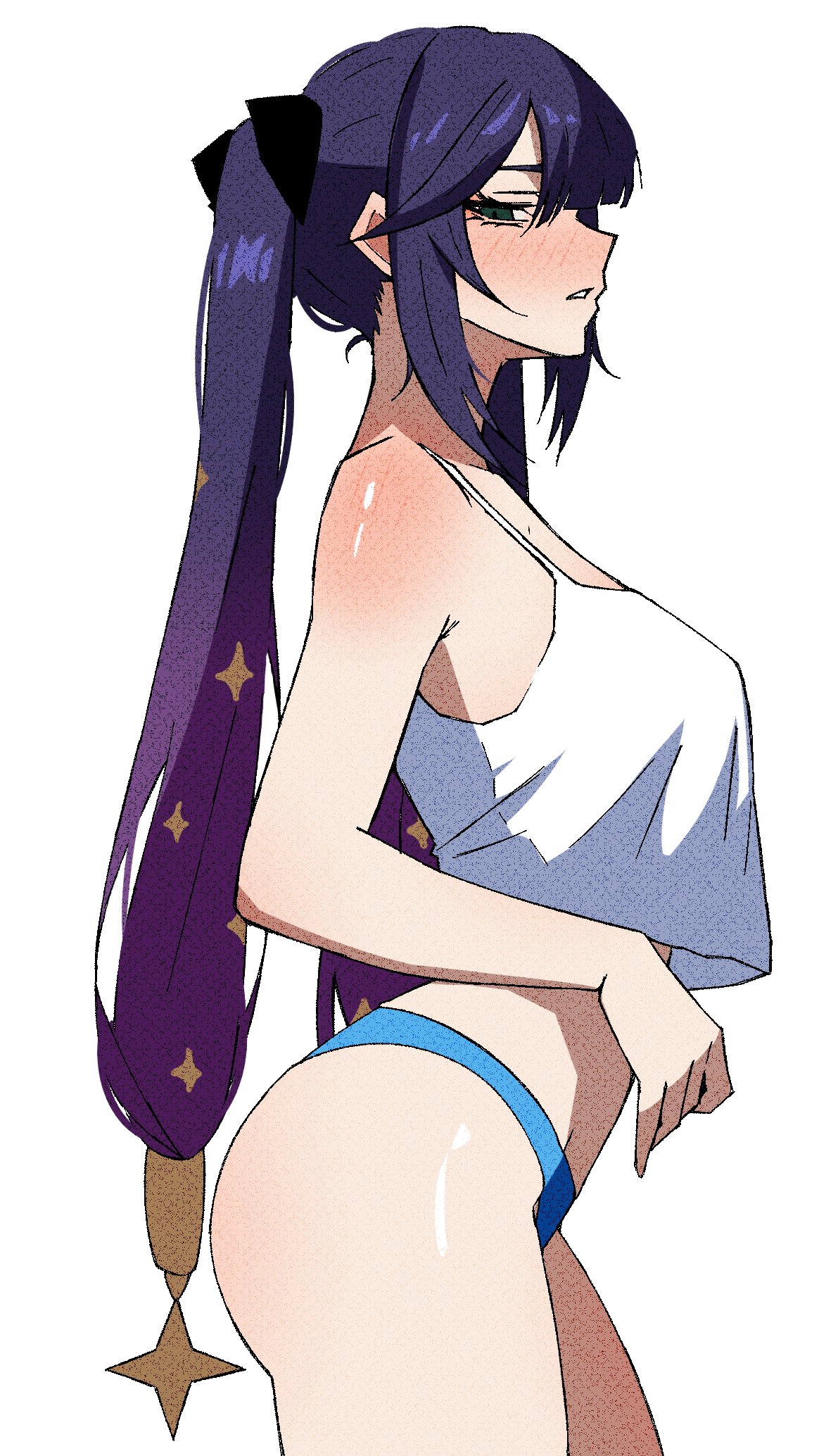 genshin impact, mona (genshin impact), ritorugalaxy, tagme