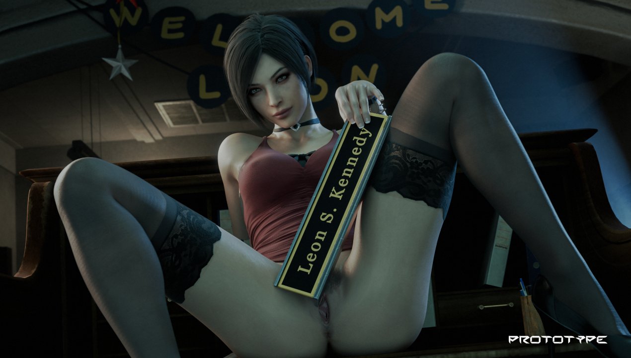 3d, ada wong, ada wong (adriana), capcom, female, going commando, no panties, prototype (artist), resident evil, resident evil 2, resident evil 2 remake, tagme
