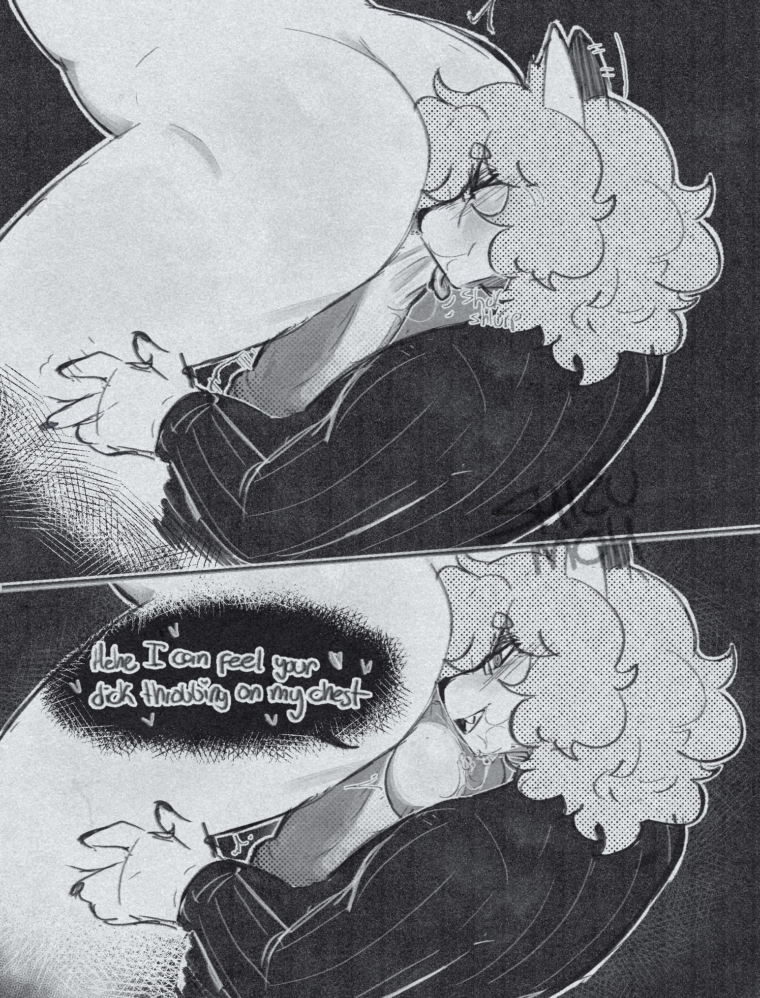 andy (shizumoh), anthro, anthro on humanoid, balls, balls in mouth, balls sucking, big balls, big dick, big penis, faceless male, male, penis, rimming, rimming male, shizumoh, tagme, trans man, transmasc