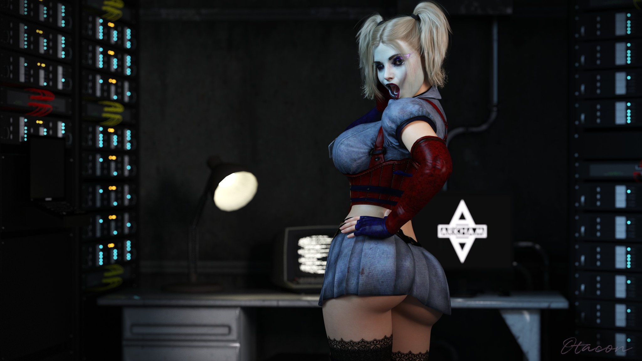 1girls, 3d, arkham asylum, ass, batman (series), batman: arkham asylum, big ass, big breasts, big thighs, breasts, bust, busty, curvaceous, curvy, curvy figure, dc, dc comics, female, harley quinn, harley quinn (arkham), harley quinn (suicide squad game), hips, huge ass, huge breasts, huge thighs, large ass, large breasts, large thighs, light skin, light-skinned female, mature, mature female, otacon212, rocksteady studios, slim waist, suicide squad, suicide squad: kill the justice league, thick, thick hips, thick legs, thick thighs, thighs, voluptuous, waist, wide hips