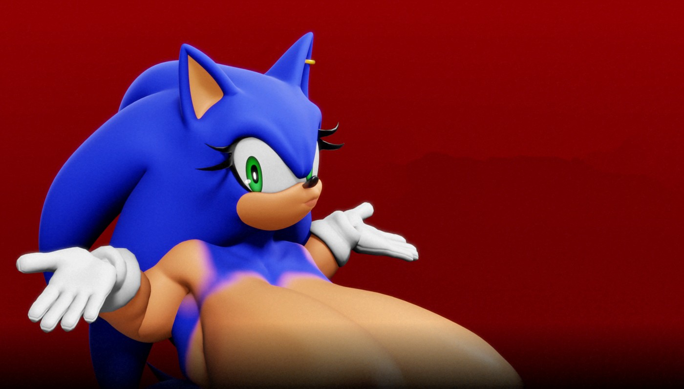 2025, 3d, 3d model, 3d render, big breasts, blue hair, breasts, completely naked, completely nude, ear piercing, earrings, eyelashes, female, female only, gigantic breasts, green eyes, hedgehog, hedgehog ears, hedgehog girl, hedgehog humanoid, huge breasts, large breasts, light skin, light-skinned female, long hair, looking at viewer, nude, nude female, rule 63, sega, shiny breasts, shiny skin, shrug, shrugging, sonic (series), sonic the hedgehog, sonic the hedgehog (series), sonique the hedgehog, vulkyasha