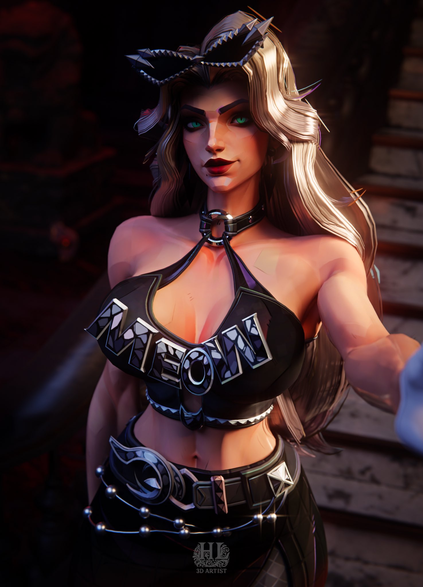 2026, 3d, 3d (artwork), abs, big breasts, black cat (marvel rivals), black cat (marvel), black cat (urban predator), busty, felicia hardy, female focus, female only, hashtag loba, huge breasts, marvel, marvel comics, marvel rivals, mommy, sexy body, sexy clothing, sexy female, sexy pose, solo, spider-man (series), white hair