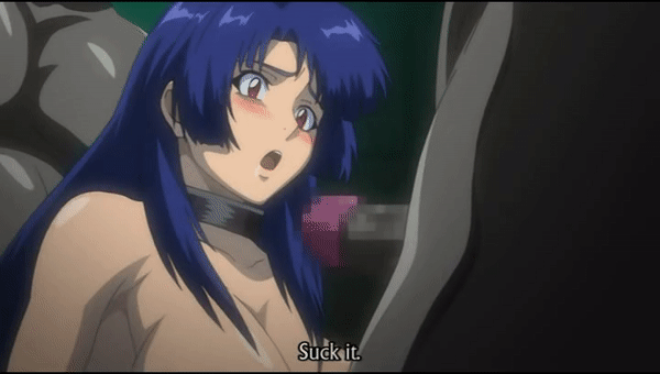 animated, big penis, censored, fellatio, female, lilith-soft, makai kishi ingrid, male, monster, orc, penis, rape, slave, tagme, taimanin (series), taimanin murasaki, yatsu murasaki