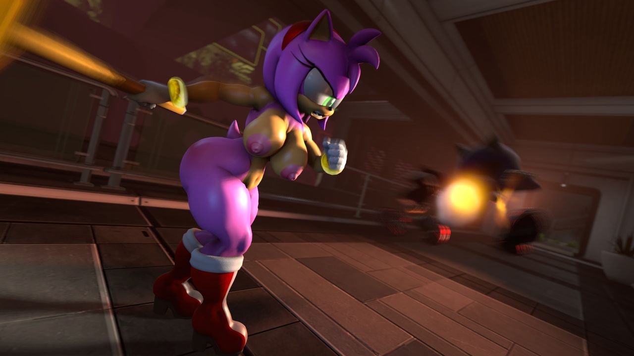 1boy 1girls 3d amy_rose android angry animal_ears anthro bare_shoulders big_breasts boots bracelet breasts busty cleavage curvy detailed_background duo erect_nipple erect_nipples eyelashes female front_view furry gloves green_eyes headband hedgehog high_heel_boots high_heels holding_object hourglass_figure humanoid indoors inside lowkeydiag male mammal metal_sonic naked naked_footwear naked_gloves nude open_mouth piko-piko_hammer piko_piko_hammer pink_skin pose posing room running sega shiny shiny_skin short_hair sonic_(series) standing straight video_game video_games voluptuous white_glove wide_hips