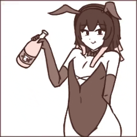 1girls, animated, ass expansion, big breasts, body transformation, breast expansion, breast growth, breast growth (enlargement), breasts, bunnysuit, corenality, expansion, female, female only, figure transformation, growth, hip expansion, hourglass figure, monochrome, small breasts, solo, tagme, transformation