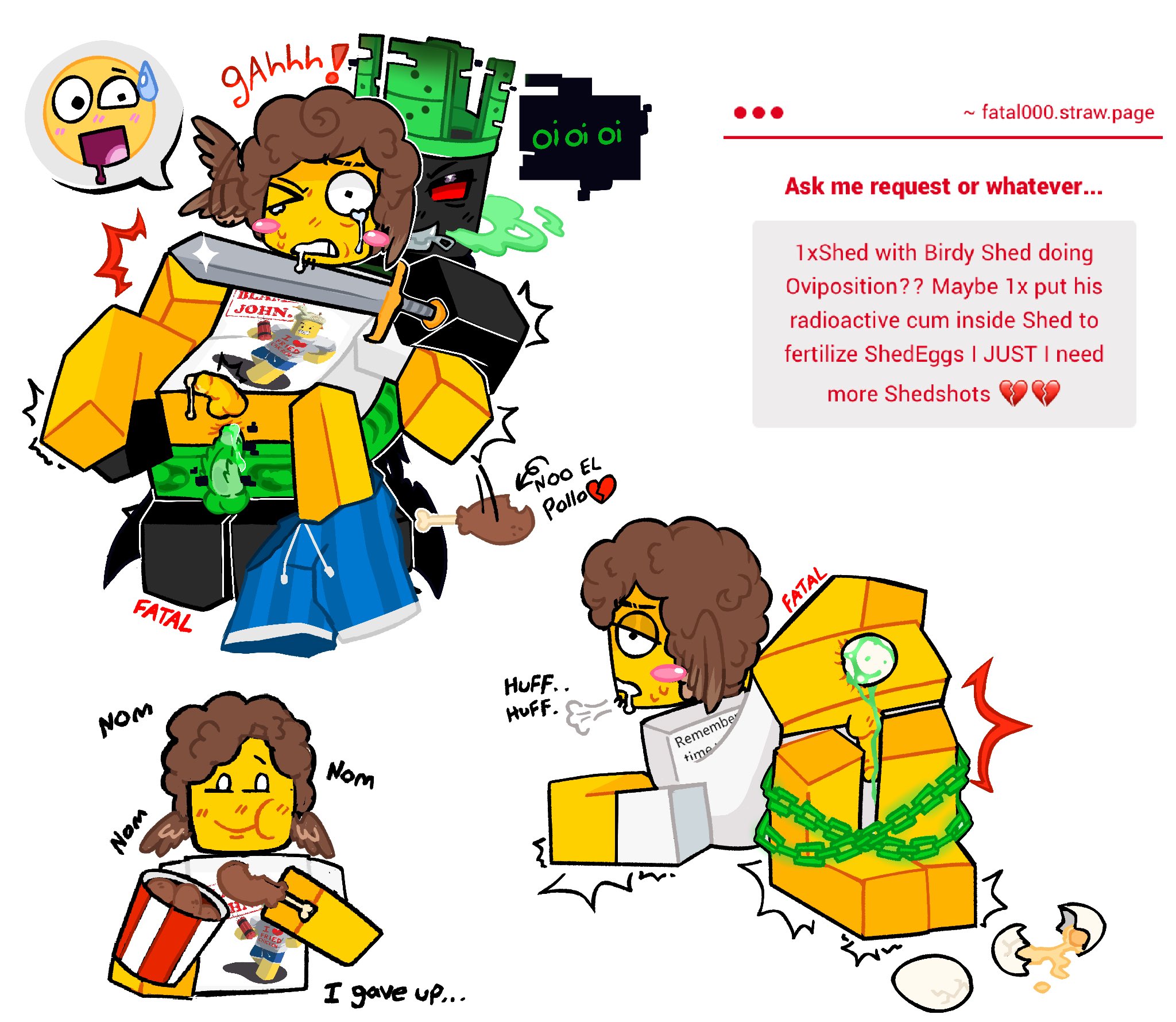 1x1x1x1, 1x1x1x1 (forsaken), 2boys, anal, anal sex, balls, blocky body, blush, crying, drooling, egg, egg laying, fatal (artist), forsaken (roblox), gay, gay sex, male, male only, male/male, penis, precum, precum drip, request, roblox, roblox game, robloxian, shedletsky, shedletsky (forsaken), strawpage request, tagme, yaoi