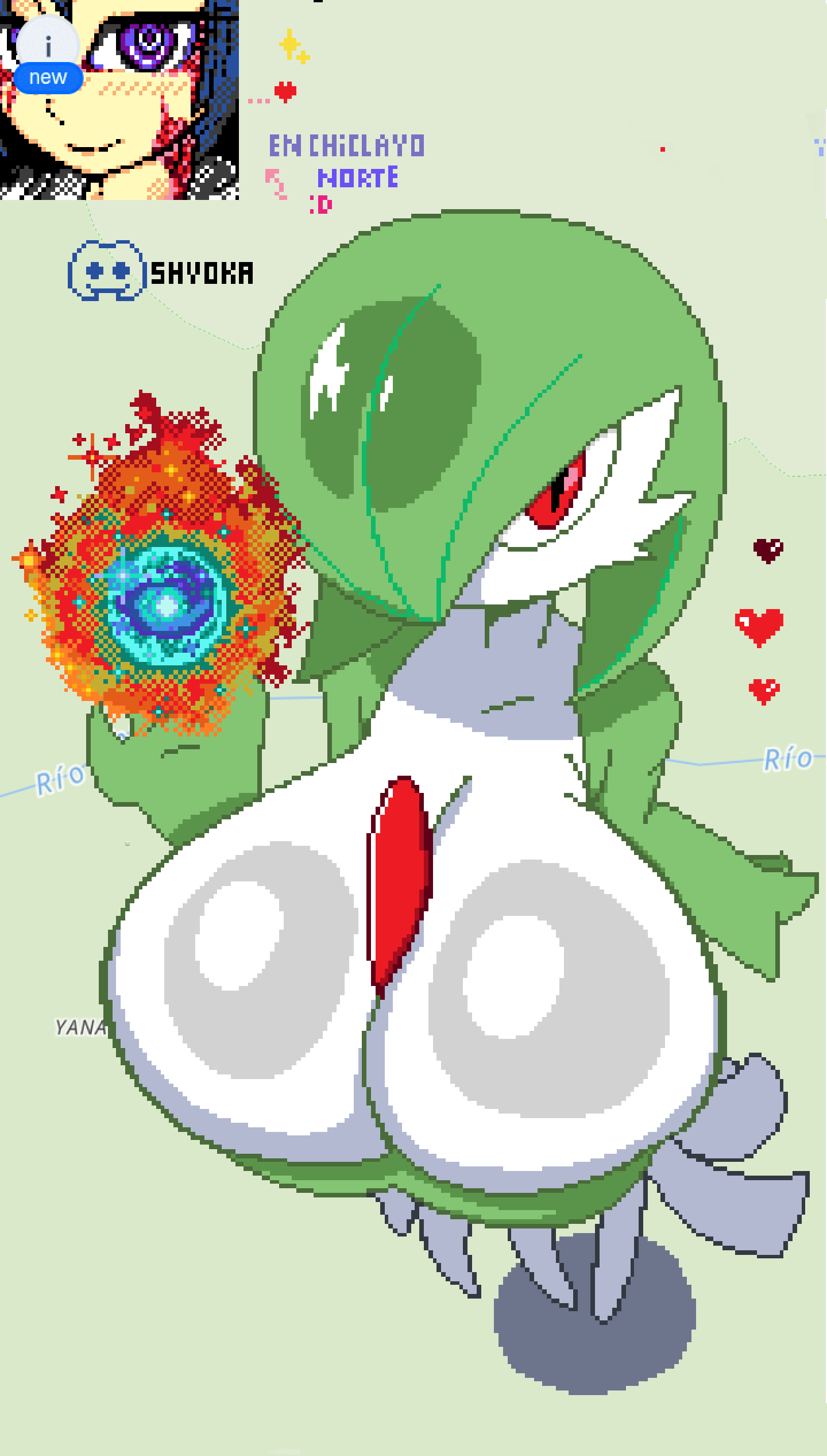 female, gardevoir, nintendo, pixel art, pokemon, pokemon (species), wplace, wplace (artwork)