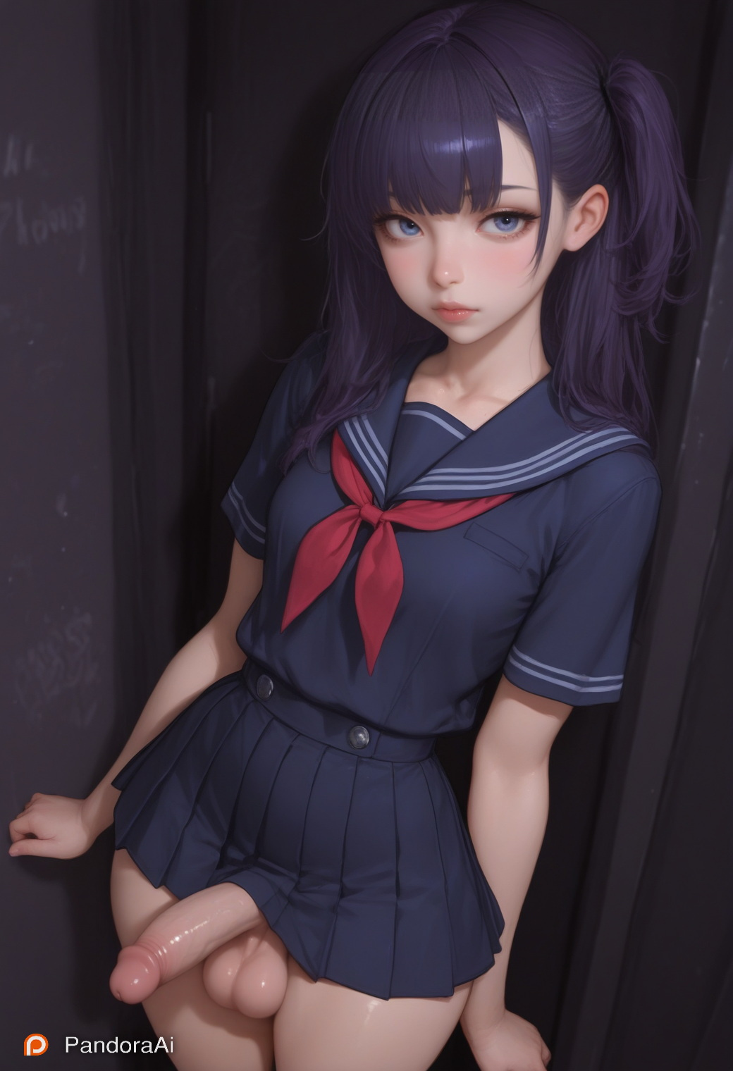 1boy, 1femboy, ai generated, artist name, artist upload, balls, belt, big balls, big cock, big hips, big penis, big testicles, black hair, black skirt, black stockings, boy, cute, cute eyes, cute face, cute male, femboy, hi res, huge balls, huge cock, huge hips, huge testicles, innocent, lips, lipstick, makeup, male, male only, more at source, narrow shoulders, pale, pale body, pale skin, pale-skinned femboy, pale-skinned male, pandora, patreon, penis, school uniform, sexy, sexy body, sexy pose, skinny, skirt, slim waist, smooth balls, smooth penis, smooth skin, stockings, tagme, testicles, thick balls, thick cock, thick hips, thick penis, tiny waist, trap, uncensored, white skin